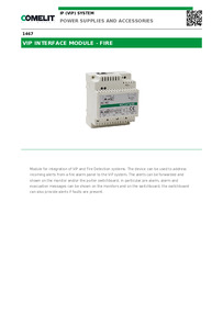 1467-Comelit Data sheet