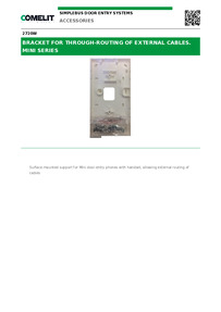 2720W-Comelit Data sheet