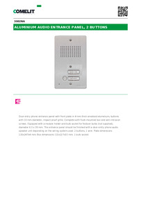 3002NA-Comelit Data sheet