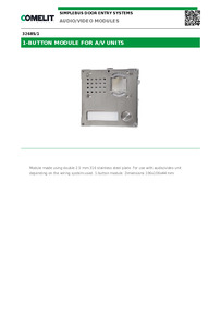 Comelit Data sheet