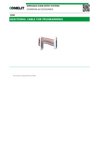 Comelit Data sheet