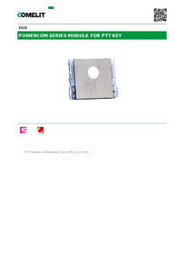 Comelit Data sheet