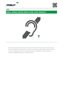 Comelit Data sheet