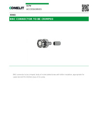 Comelit Data sheet