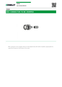 Comelit Data sheet