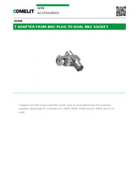 Comelit Data sheet