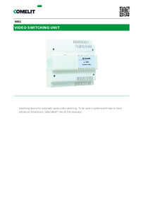 Comelit Data sheet