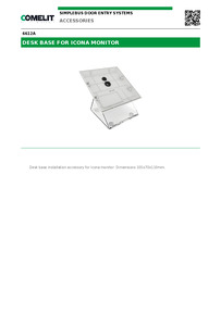 Comelit Data sheet