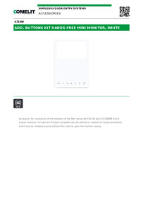 Comelit Data sheet