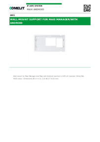 Comelit Data sheet