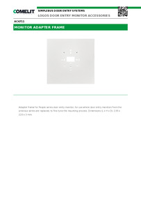 Comelit Data sheet