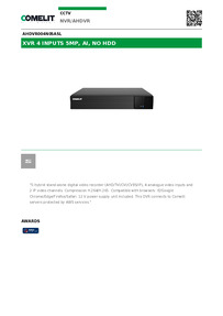 Comelit Data sheet
