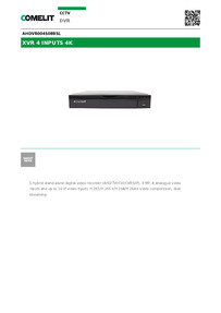 Comelit Data sheet