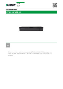 Comelit Data sheet