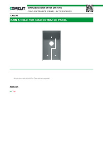 Comelit Data sheet