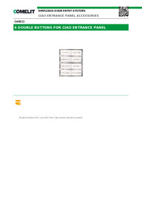 Comelit Data sheet