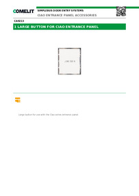 Comelit Data sheet