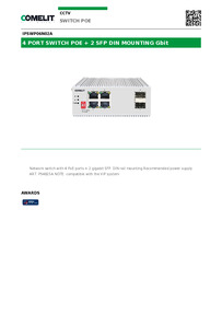 Comelit Data sheet