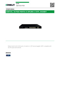 Comelit Data sheet
