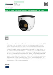 Comelit Data sheet