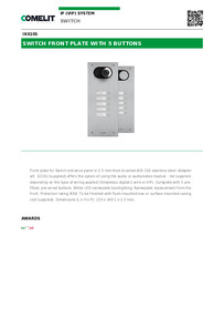 Comelit Data sheet