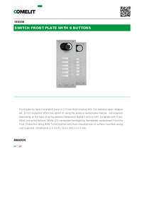 Comelit Data sheet