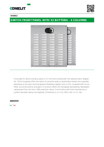 Comelit Data sheet