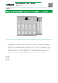 Comelit Data sheet