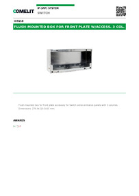 Comelit Data sheet