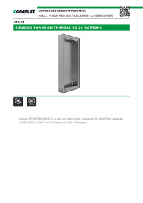 Comelit Data sheet