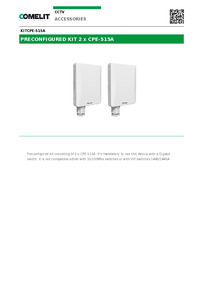 Comelit Data sheet