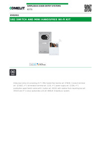 Comelit Data sheet