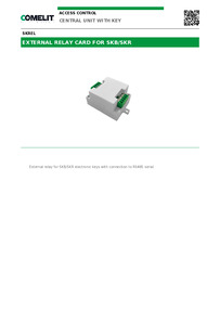 Comelit Data sheet