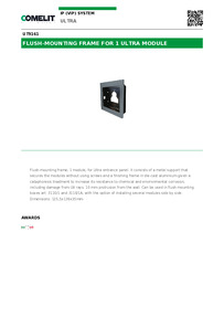 Comelit Data sheet