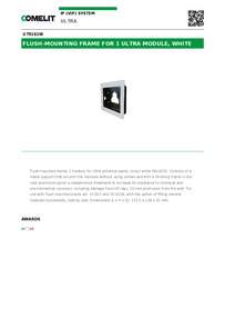 Comelit Data sheet