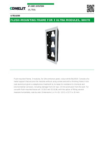 Comelit Data sheet