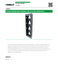 Comelit Data sheet