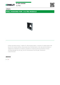 Comelit Data sheet