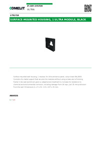 Comelit Data sheet