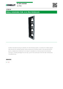 Comelit Data sheet