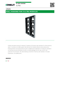 Comelit Data sheet