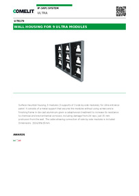 Comelit Data sheet