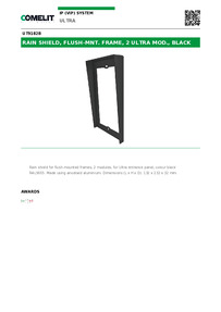 Comelit Data sheet