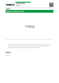 Comelit Data sheet