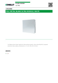 Comelit Data sheet