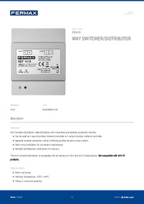Fermax Data Sheet