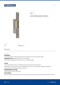 Fermax Data Sheet