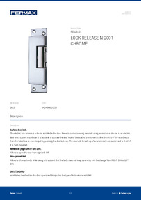 Fermax Data Sheet