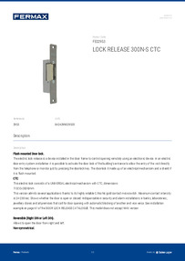 Fermax Data Sheet
