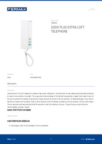 Fermax Data Sheet